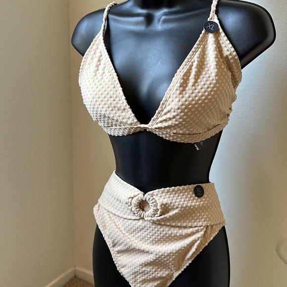 Cotton On Brown Cream Terry Bikini - Picture 7 of 7
